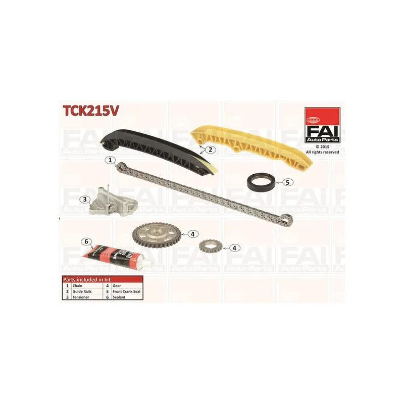 Kit de distribution par chaîne FAI AutoParts TCK215