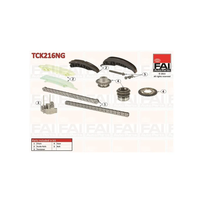 Kit de distribution par chaîne FAI AutoParts TCK216NG