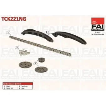 Kit de distribution par chaîne FAI AutoParts TCK221NG
