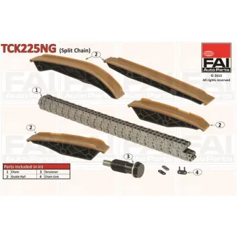 Kit de distribution par chaîne FAI AutoParts TCK225NG