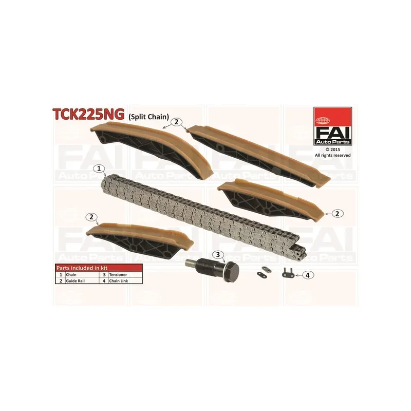 Kit de distribution par chaîne FAI AutoParts TCK225NG