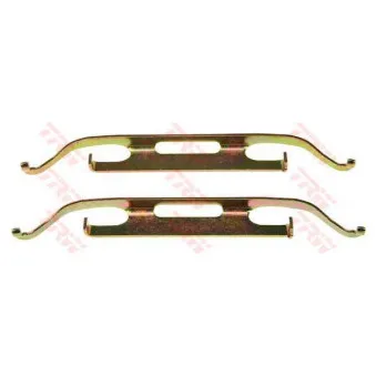 Kit d'accessoires, plaquette de frein à disque TRW PFK418