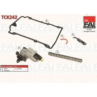 Kit de distribution par chaîne FAI AutoParts TCK242