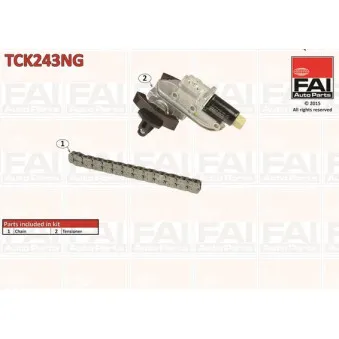 Kit de distribution par chaîne FAI AutoParts TCK243NG