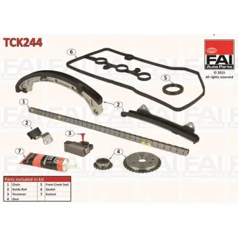 Kit de distribution par chaîne FAI AutoParts TCK244