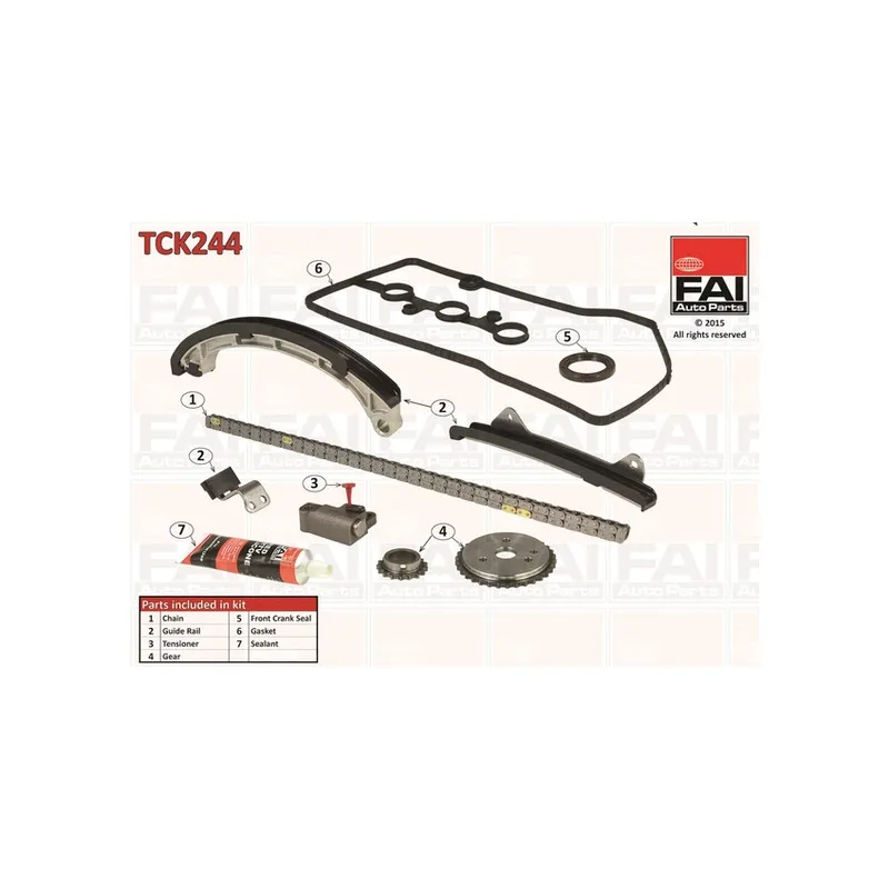 Kit de distribution par chaîne FAI AutoParts TCK244