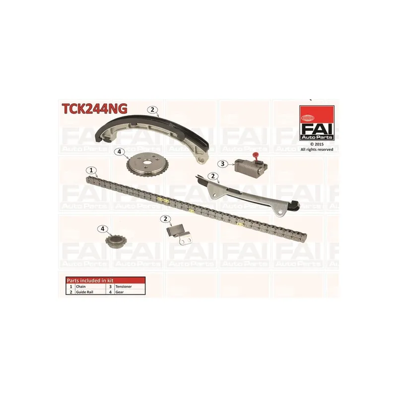 Kit de distribution par chaîne FAI AutoParts TCK244NG