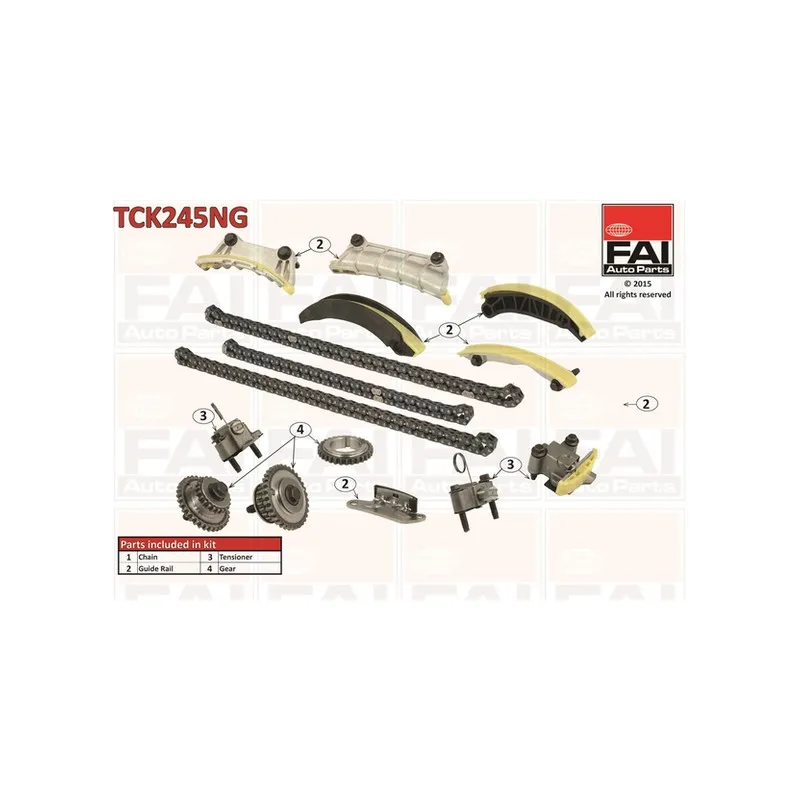 Kit de distribution par chaîne FAI AutoParts TCK245NG