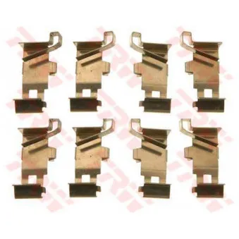 Kit d'accessoires, plaquette de frein à disque TRW PFK421