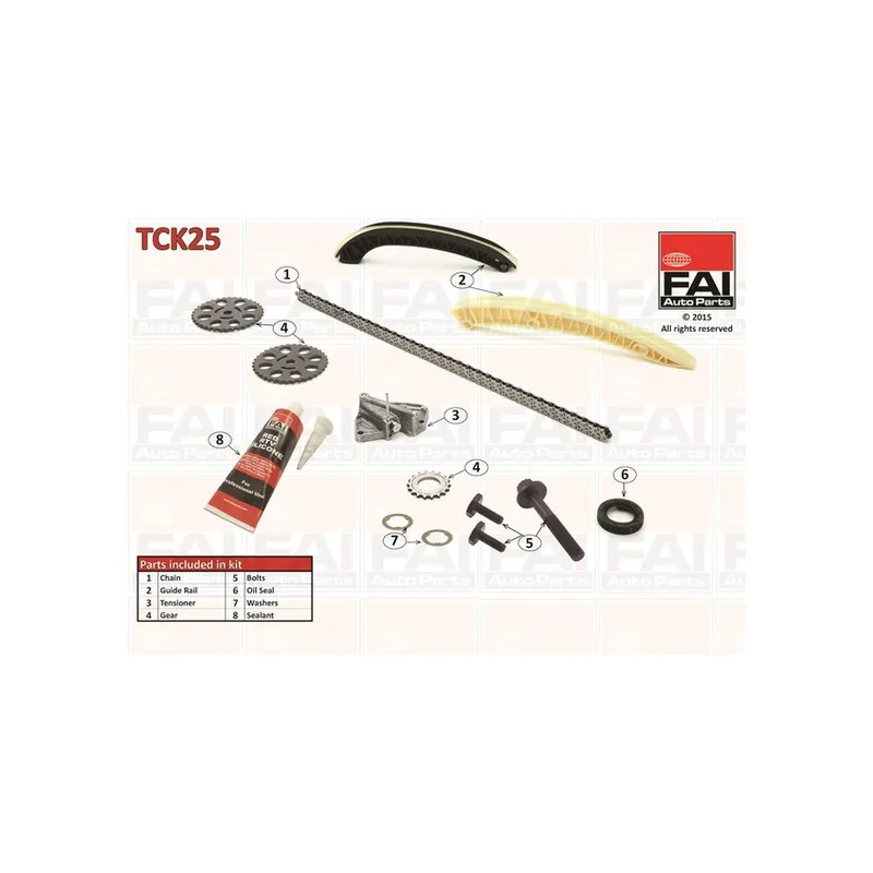 Kit de distribution par chaîne FAI AutoParts TCK25