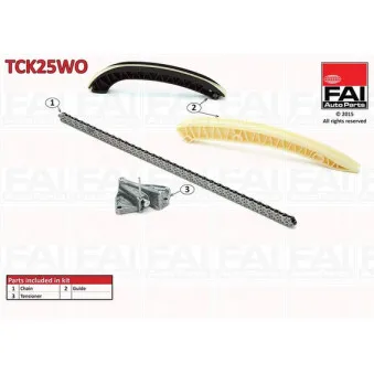 Kit de distribution par chaîne FAI AutoParts TCK25WO