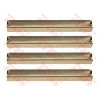 Kit d'accessoires, plaquette de frein à disque TRW PFK423