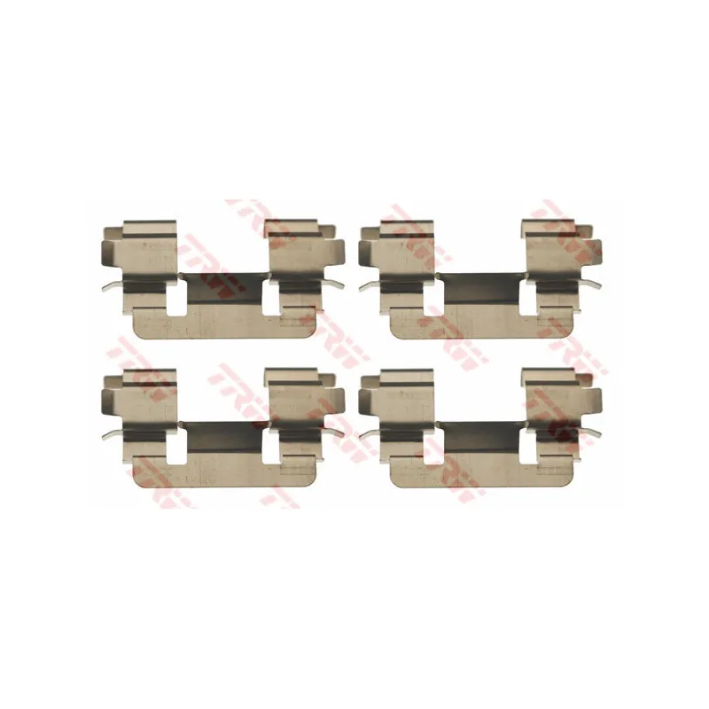 Kit d'accessoires, plaquette de frein à disque TRW PFK424