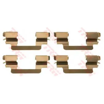 Kit d'accessoires, plaquette de frein à disque TRW PFK425