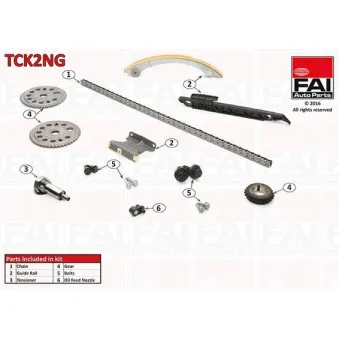 Kit de distribution par chaîne FAI AutoParts TCK2NG