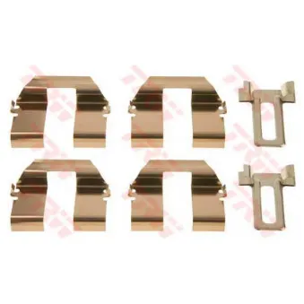 Kit d'accessoires, plaquette de frein à disque TRW PFK428