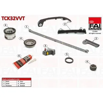 Kit de distribution par chaîne FAI AutoParts TCK32VVT