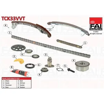 Kit de distribution par chaîne FAI AutoParts TCK33VVT