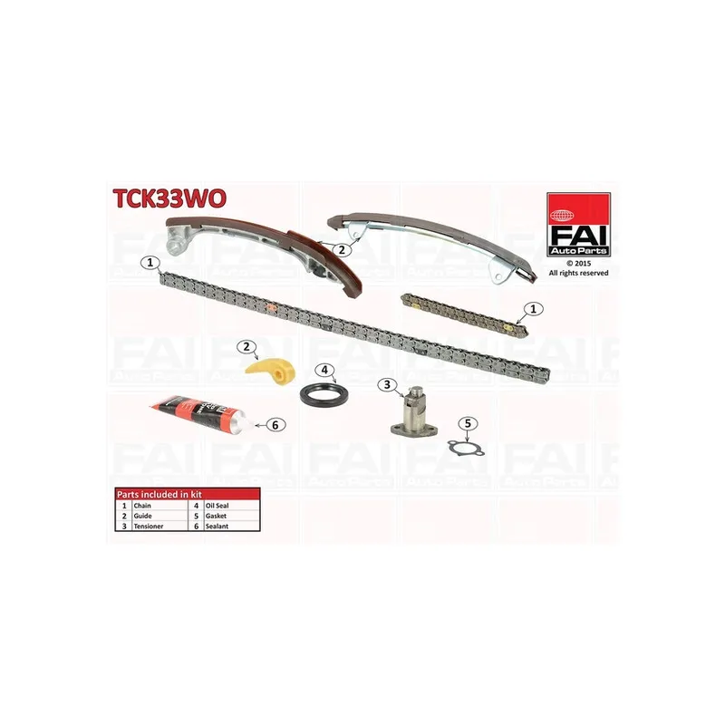 Kit de distribution par chaîne FAI AutoParts TCK33WO