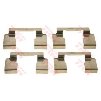 Kit d'accessoires, plaquette de frein à disque TRW PFK430