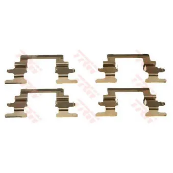Kit d'accessoires, plaquette de frein à disque TRW PFK431