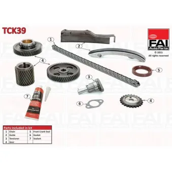 Kit de distribution par chaîne FAI AutoParts TCK39