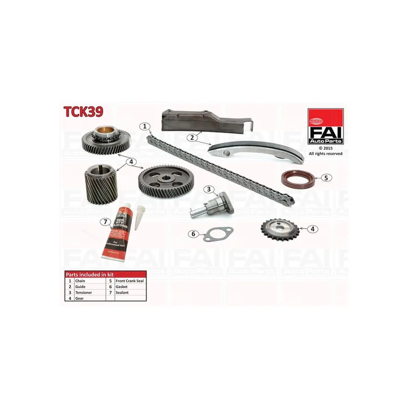 Kit de distribution par chaîne FAI AutoParts TCK39