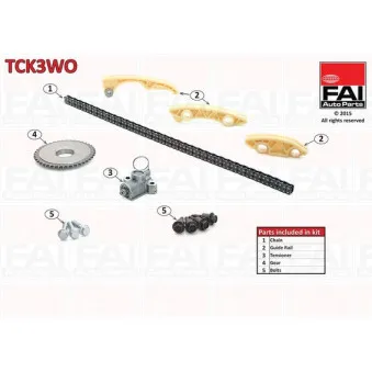 Kit de distribution par chaîne FAI AutoParts TCK3WO