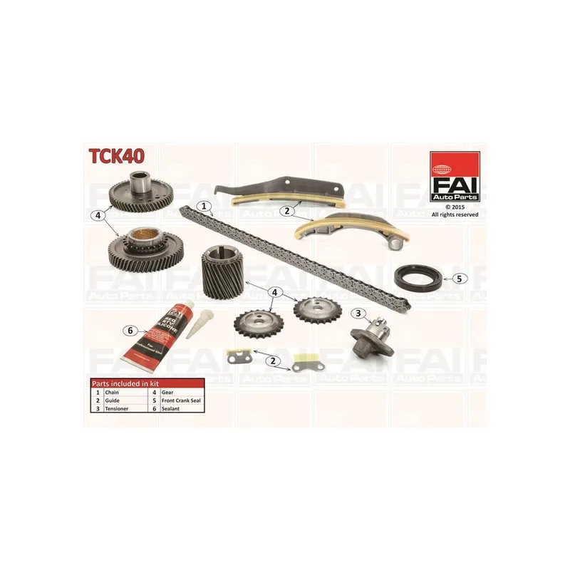Kit de distribution par chaîne FAI AutoParts TCK40