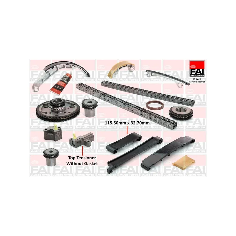 Kit de distribution par chaîne FAI AutoParts TCK42