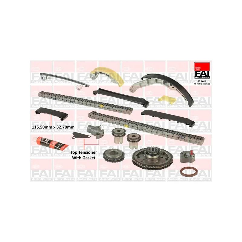 Kit de distribution par chaîne FAI AutoParts TCK42-06