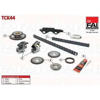 Kit de distribution par chaîne FAI AutoParts TCK44