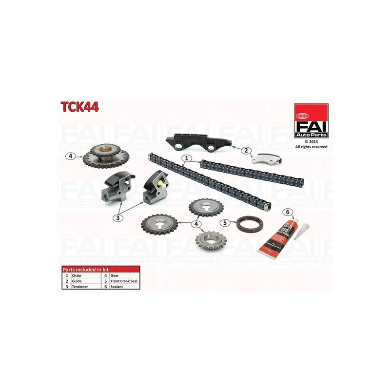 Kit de distribution par chaîne FAI AutoParts TCK44