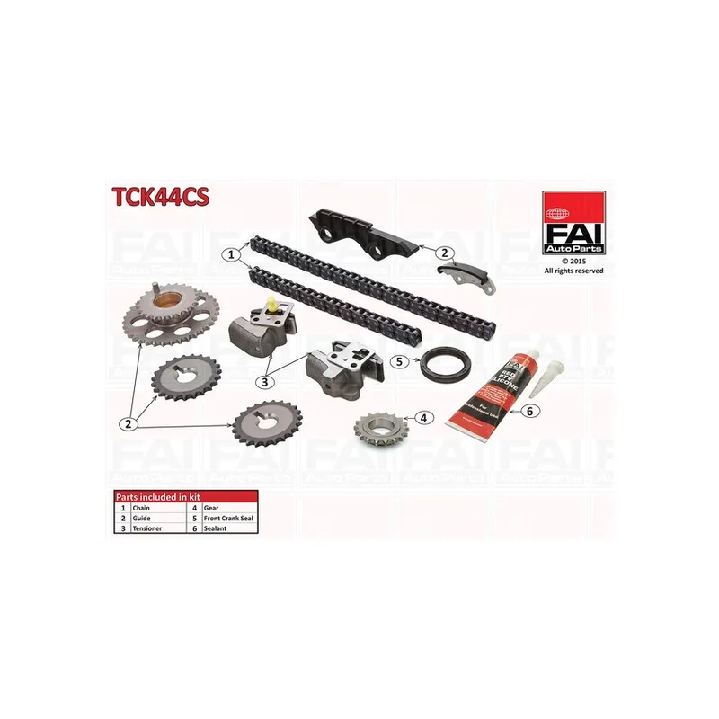 Kit de distribution par chaîne FAI AutoParts TCK44CS