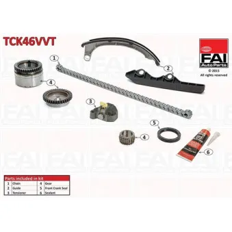 Kit de distribution par chaîne FAI AutoParts TCK46VVT