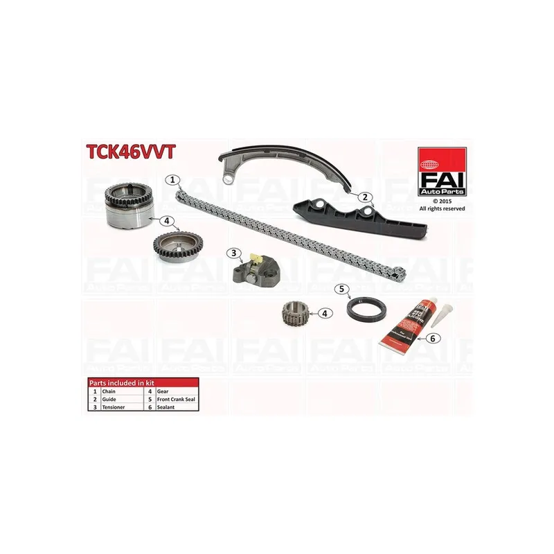 Kit de distribution par chaîne FAI AutoParts TCK46VVT