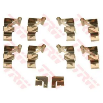 Kit d'accessoires, plaquette de frein à disque TRW PFK433