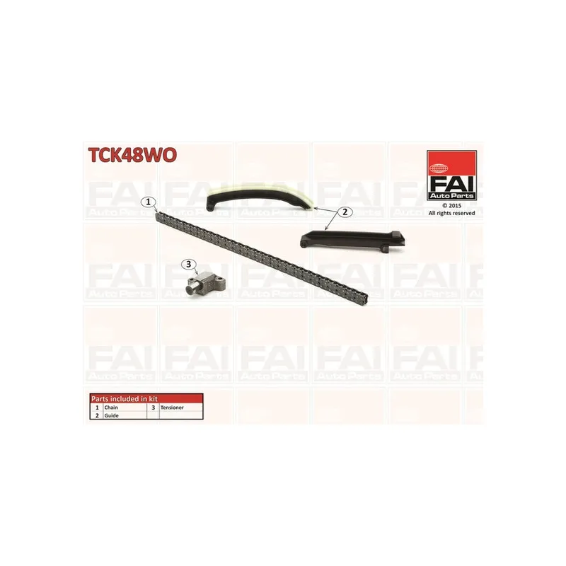 Kit de distribution par chaîne FAI AutoParts TCK48WO