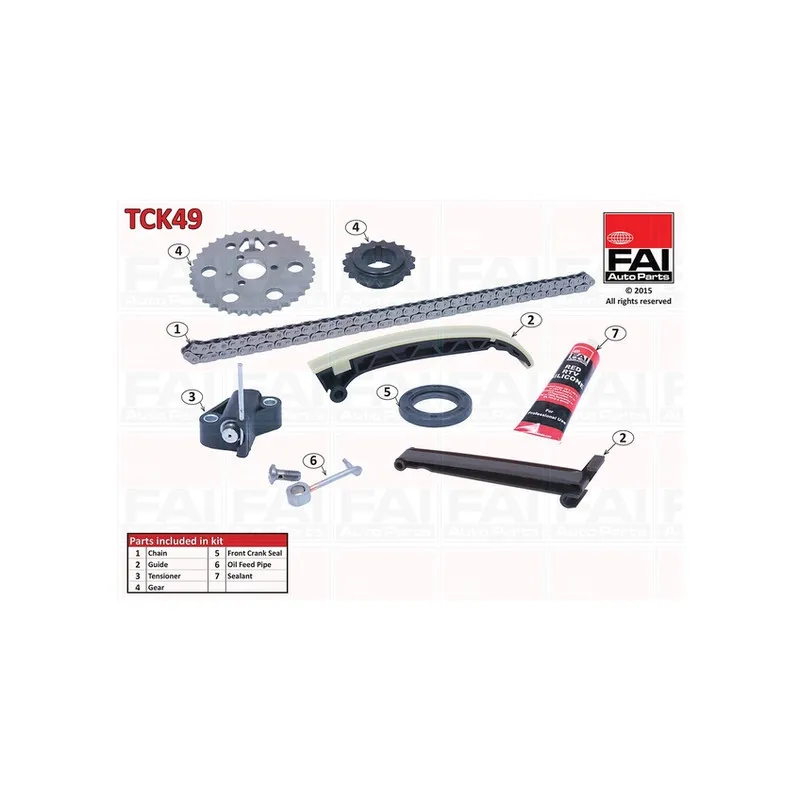 Kit de distribution par chaîne FAI AutoParts TCK49