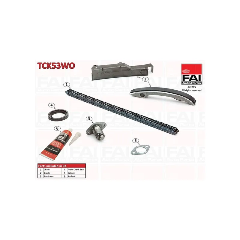 Kit de distribution par chaîne FAI AutoParts TCK53WO