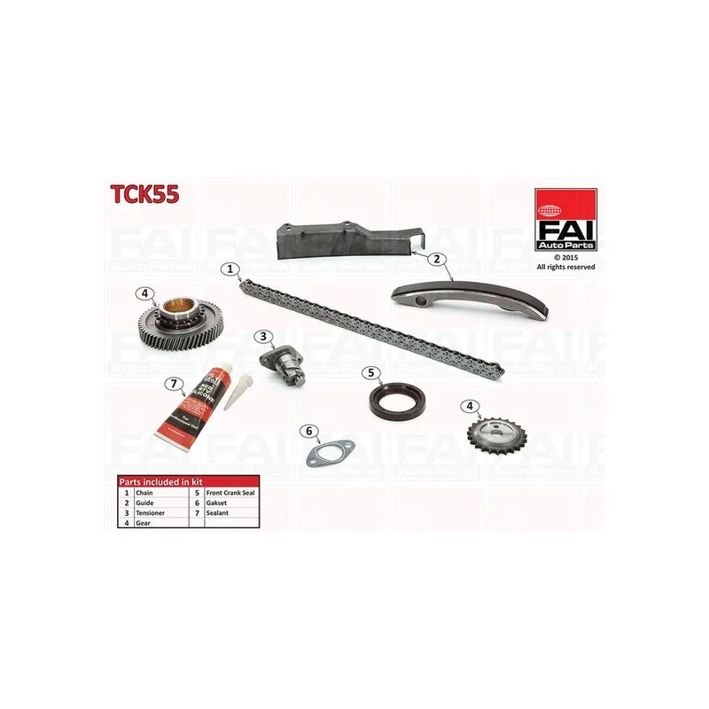 Kit de distribution par chaîne FAI AutoParts TCK55