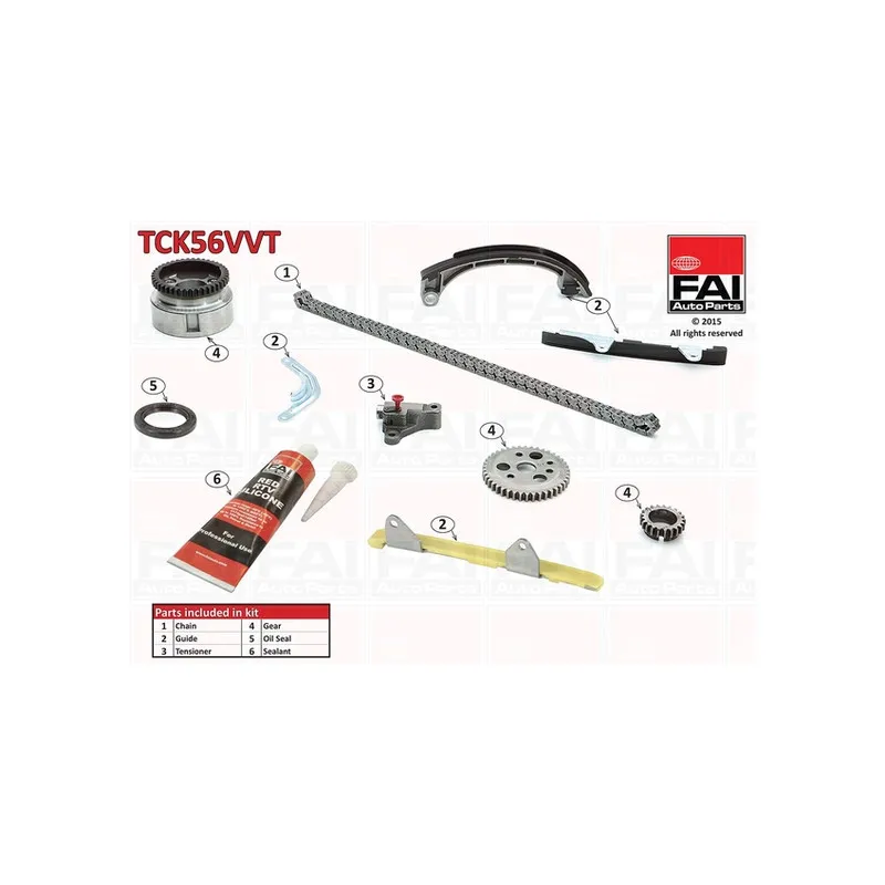 Kit de distribution par chaîne FAI AutoParts TCK56VVT