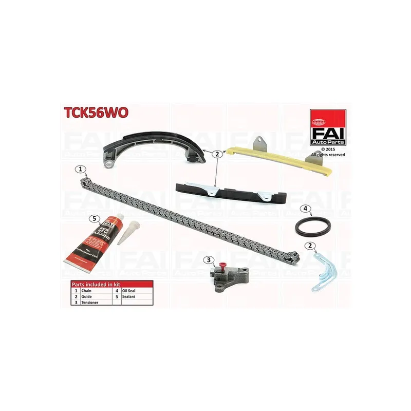 Kit de distribution par chaîne FAI AutoParts TCK56WO