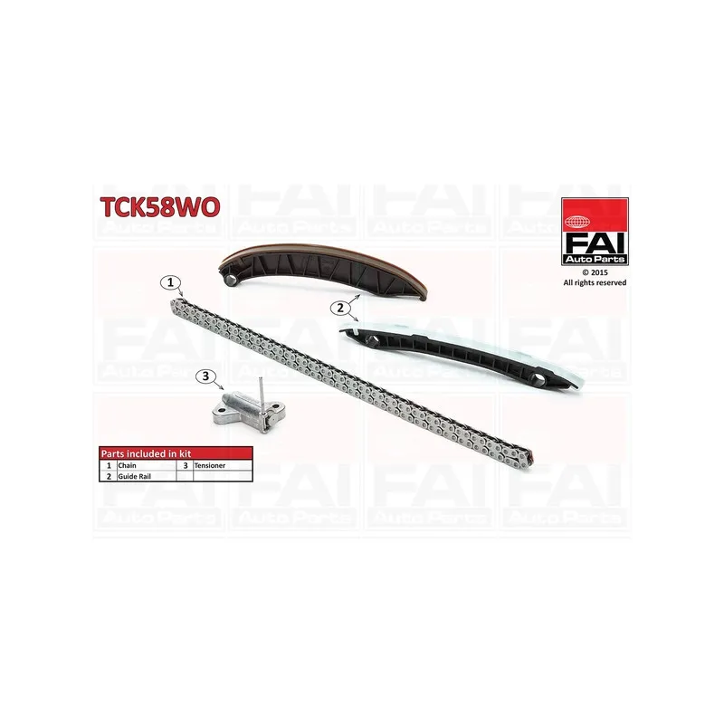Kit de distribution par chaîne FAI AutoParts TCK58WO