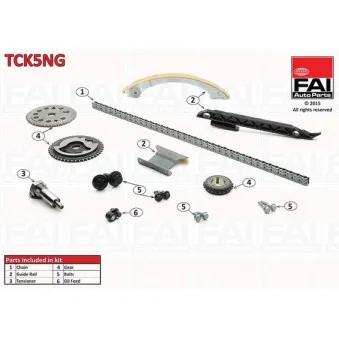 Kit de distribution par chaîne FAI AutoParts TCK5NG