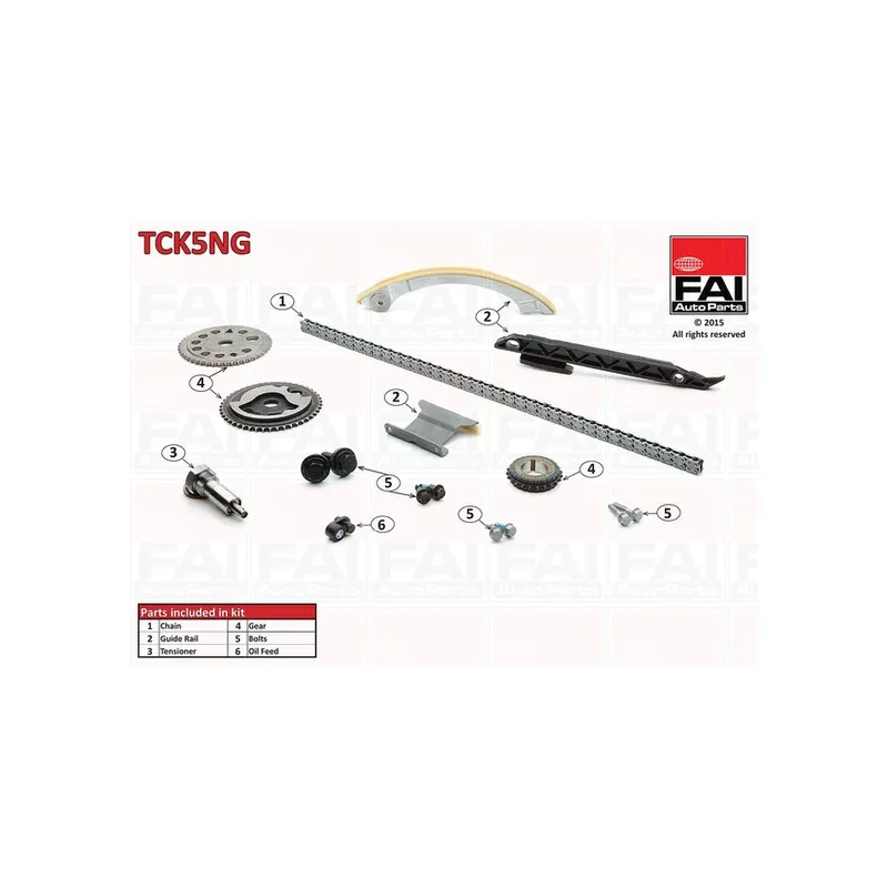 Kit de distribution par chaîne FAI AutoParts TCK5NG