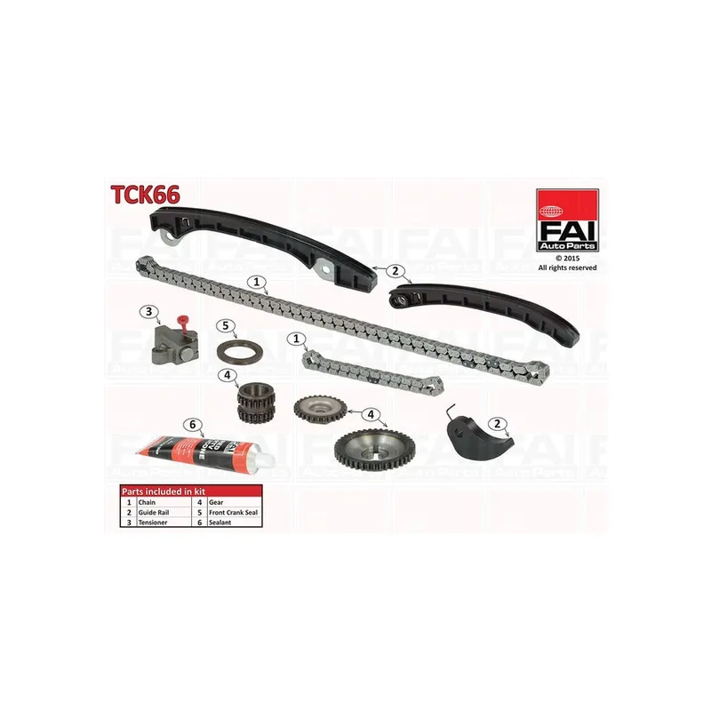 Kit de distribution par chaîne FAI AutoParts TCK66