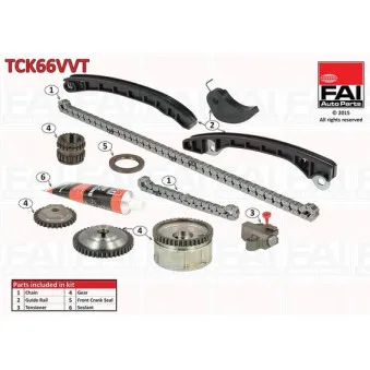 Kit de distribution par chaîne FAI AutoParts TCK66VVT