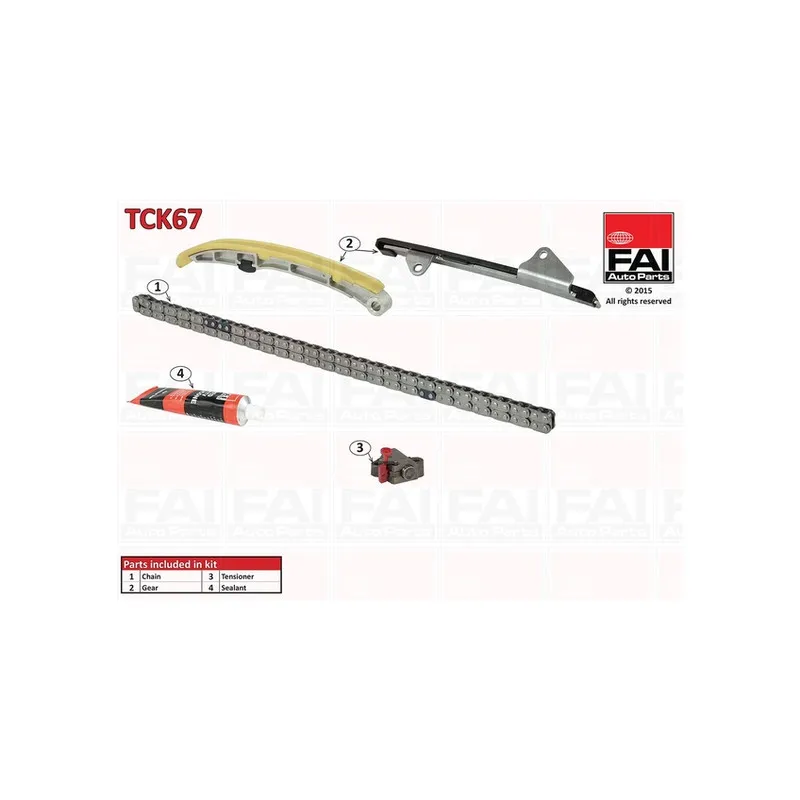 Kit de distribution par chaîne FAI AutoParts TCK67