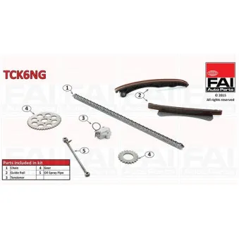 Kit de distribution par chaîne FAI AutoParts TCK6NG
